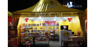 Bazaar Imlek Golden Eye Fireworks di Food Plaza - PIK Februari 2018